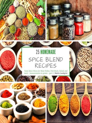 cover image of 25 homemade Spice Blend Recipes--part 1